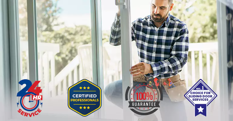 Leaking Sliding Glass Door Repair in Surfside