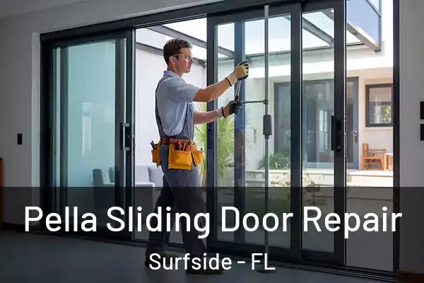  Pella Sliding Door Repair Surfside - FL